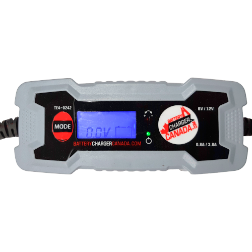 AUTOMATIC SMART CHARGER W/LCD 6/12V 3.8Amp