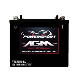 AGM20HL-BS-PW REPLACES YTX20HL-BS-PW